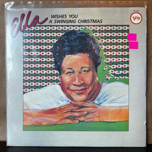 Used Vinyl: Ella Fitzgerald "Ella Wishes You A Swinging Christmas" LP (1980's Pressing)