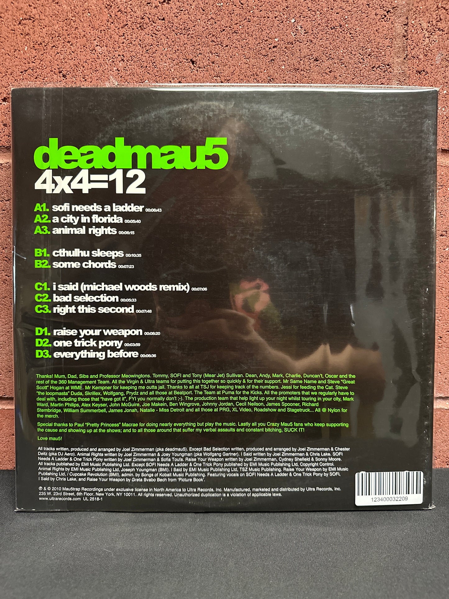 Used Vinyl:  Deadmau5 ”4x4=12” 2xLP