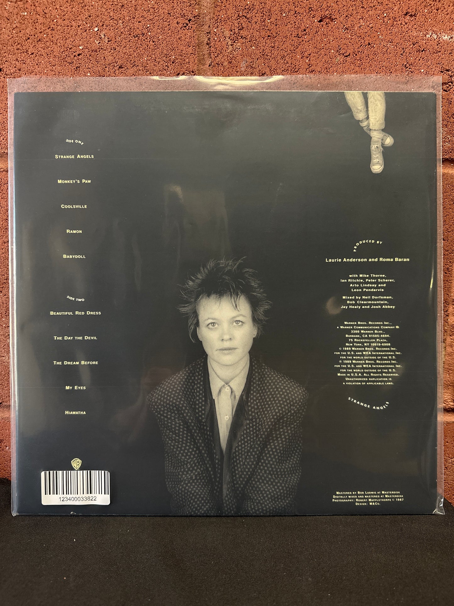 Used Vinyl:  Laurie Anderson ”Strange Angels” LP