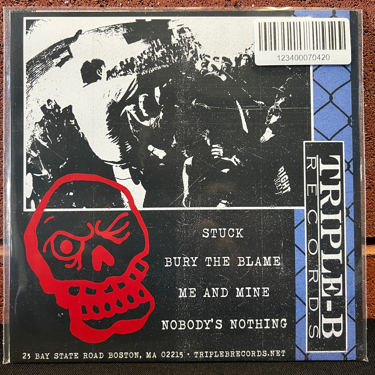 Used Vinyl: Soul Search ‎"Bury The Blame" 7" (Pink/Green Split Vinyl)