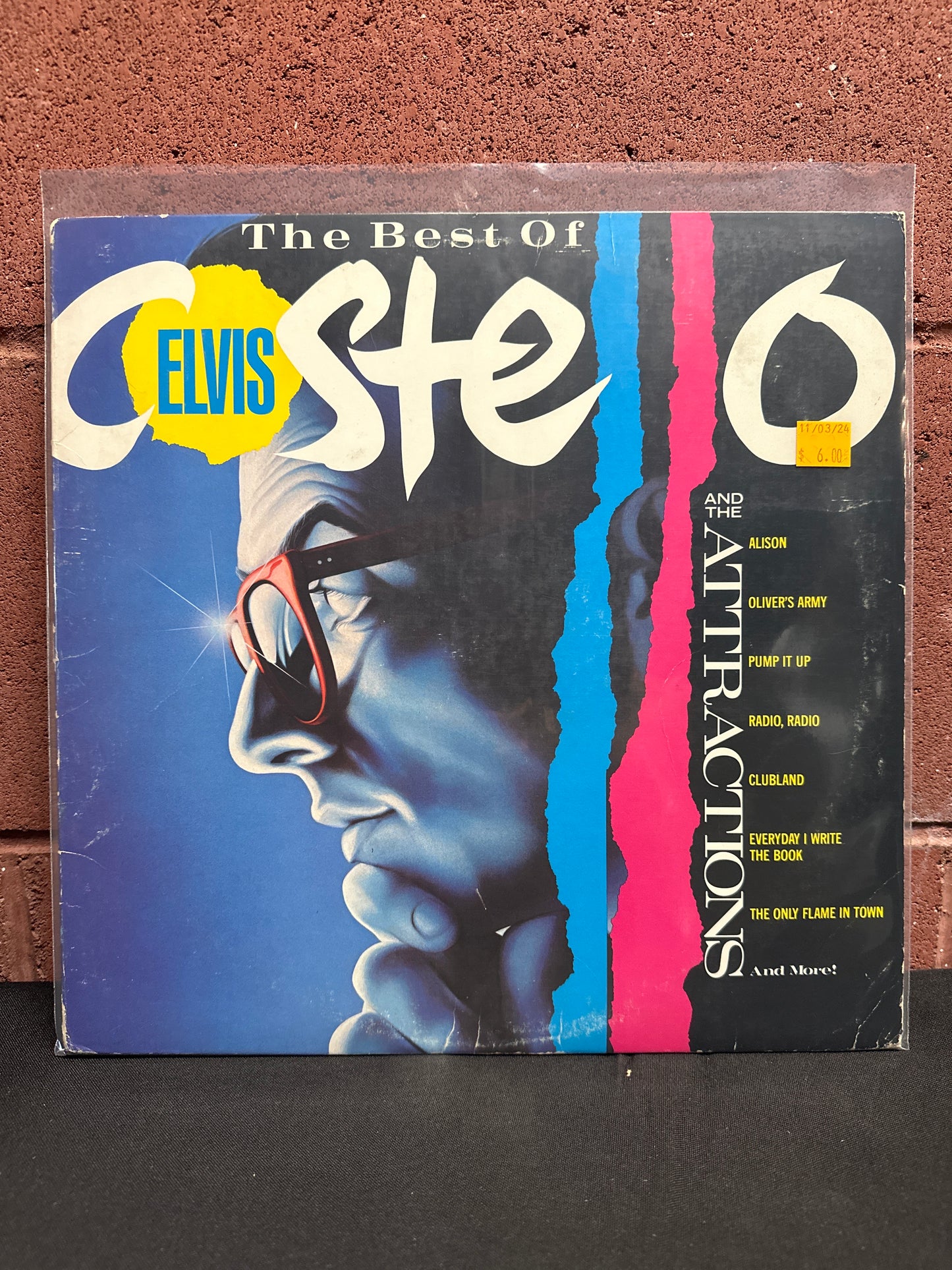 Used Vinyl:  Elvis Costello & The Attractions ”The Best Of Elvis Costello And The Attractions” LP