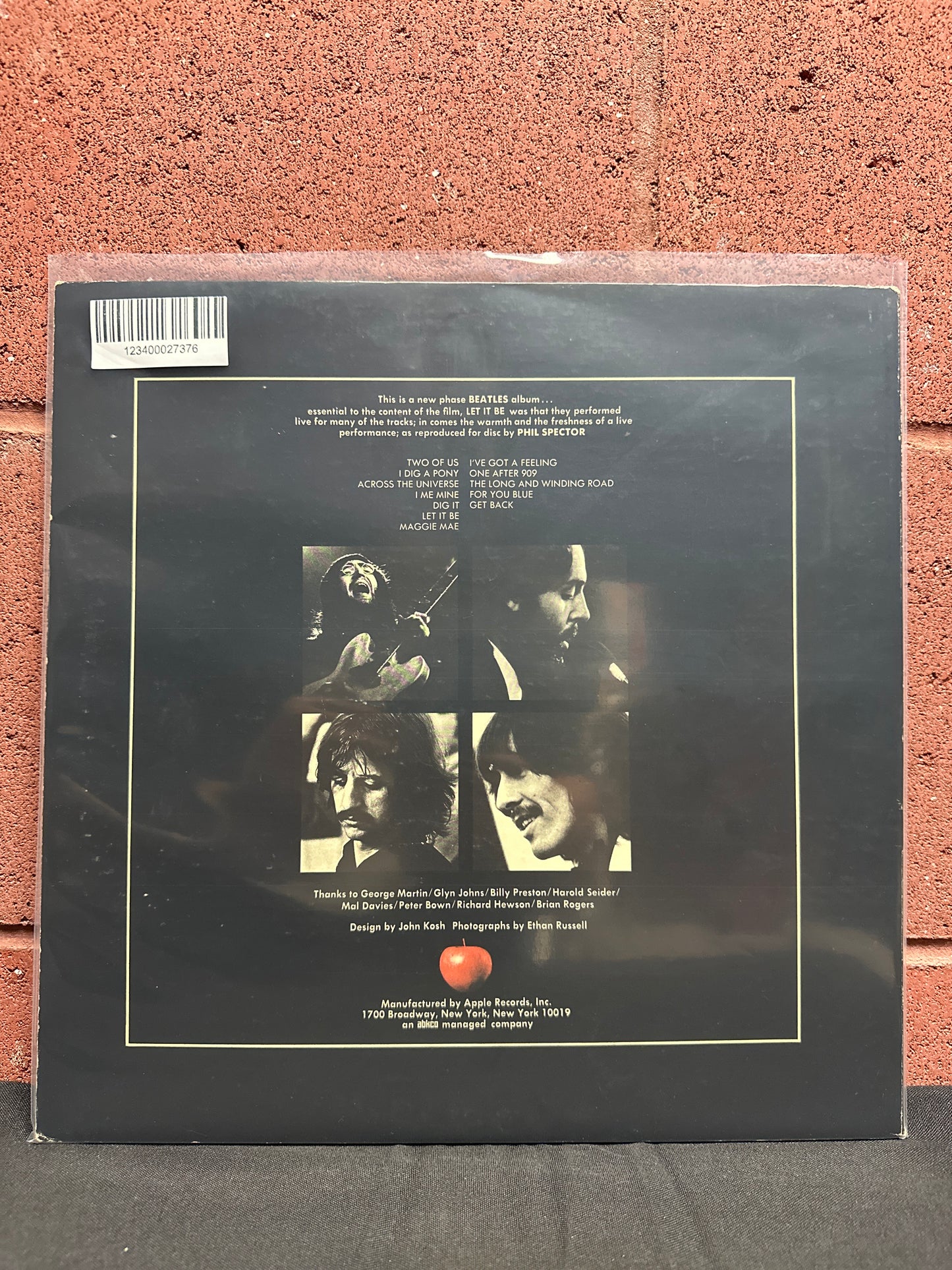 Used Vinyl:  The Beatles ”Let It Be” LP