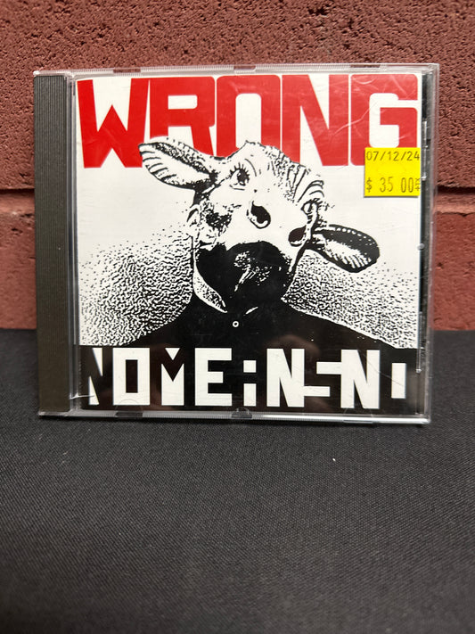 USED CD: Nomeansno "Wrong" CD (UK press w/bonus tracks)