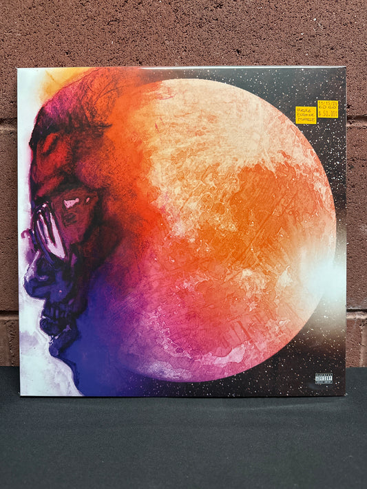 Used Vinyl:  Kid Cudi ”Man On The Moon: The End Of Day” 2xLP (Purple and orange marbled vinyl)