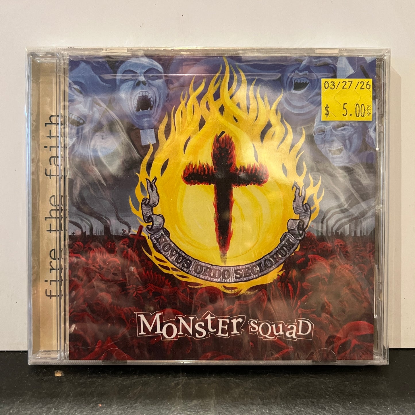 Used CD: Monster Squad "Fire the Faith" CD (Sealed)