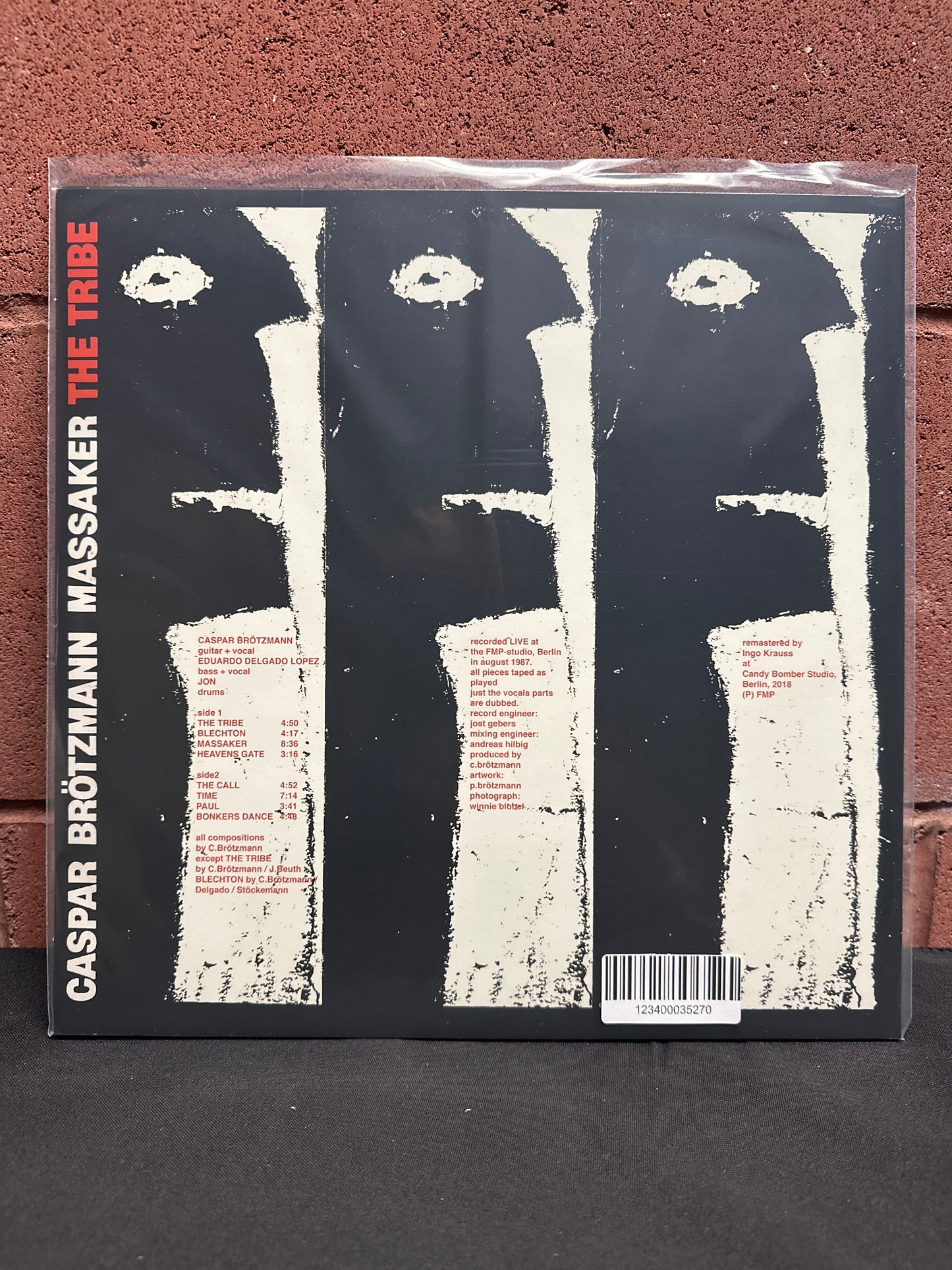 Used Vinyl:  Caspar Brotzmann Massaker ”The Tribe” LP