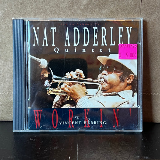 Used CD: Nat Adderley Quintet Featuring Vincent Herring ‎"Workin'" CD (1993 Press)
