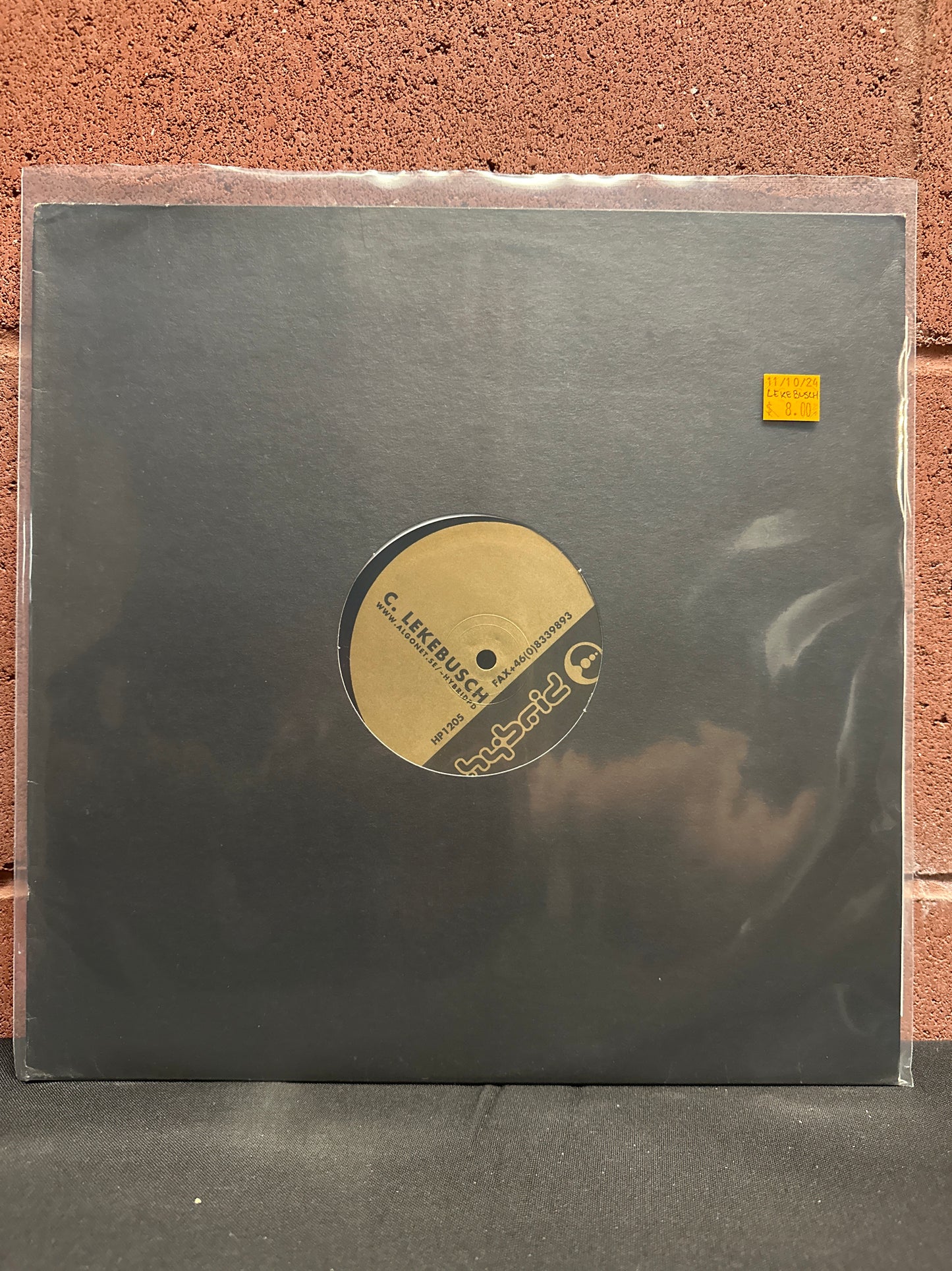 Used Vinyl:  Adam Beyer / Cari Lekebusch ”Split EP” 12"