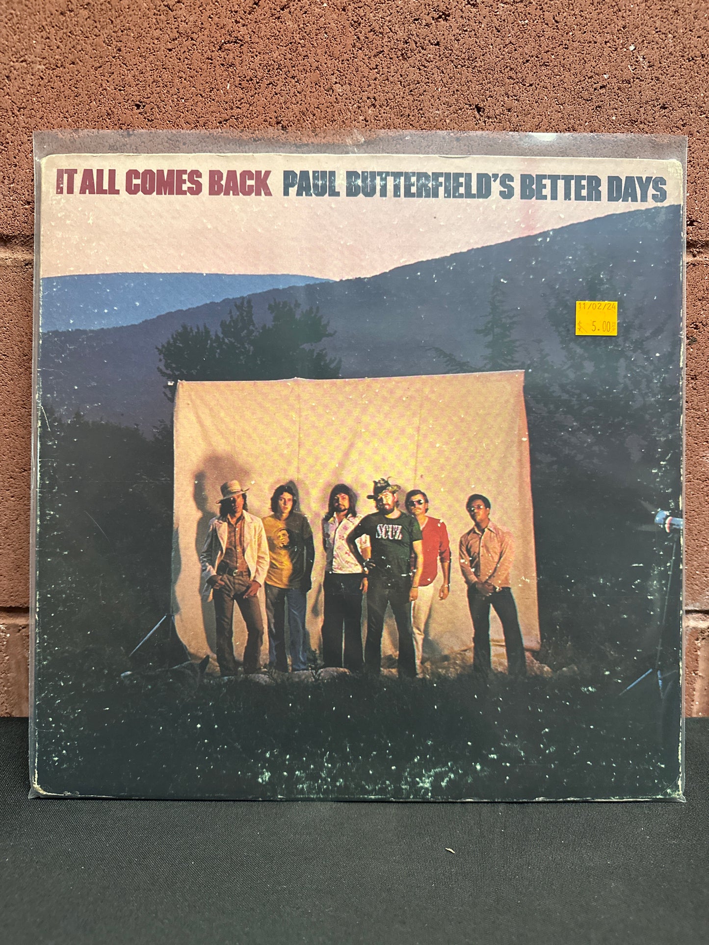 Used Vinyl:  Paul Butterfield's Better Days ”It All Comes Back” LP