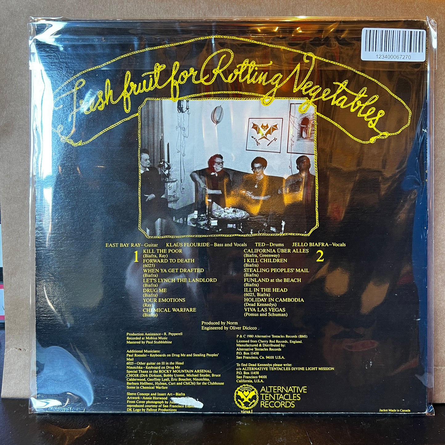 Used Vinyl: Dead Kennedys ‎"Fresh Fruit For Rotting Vegetables" LP (1988 Press)