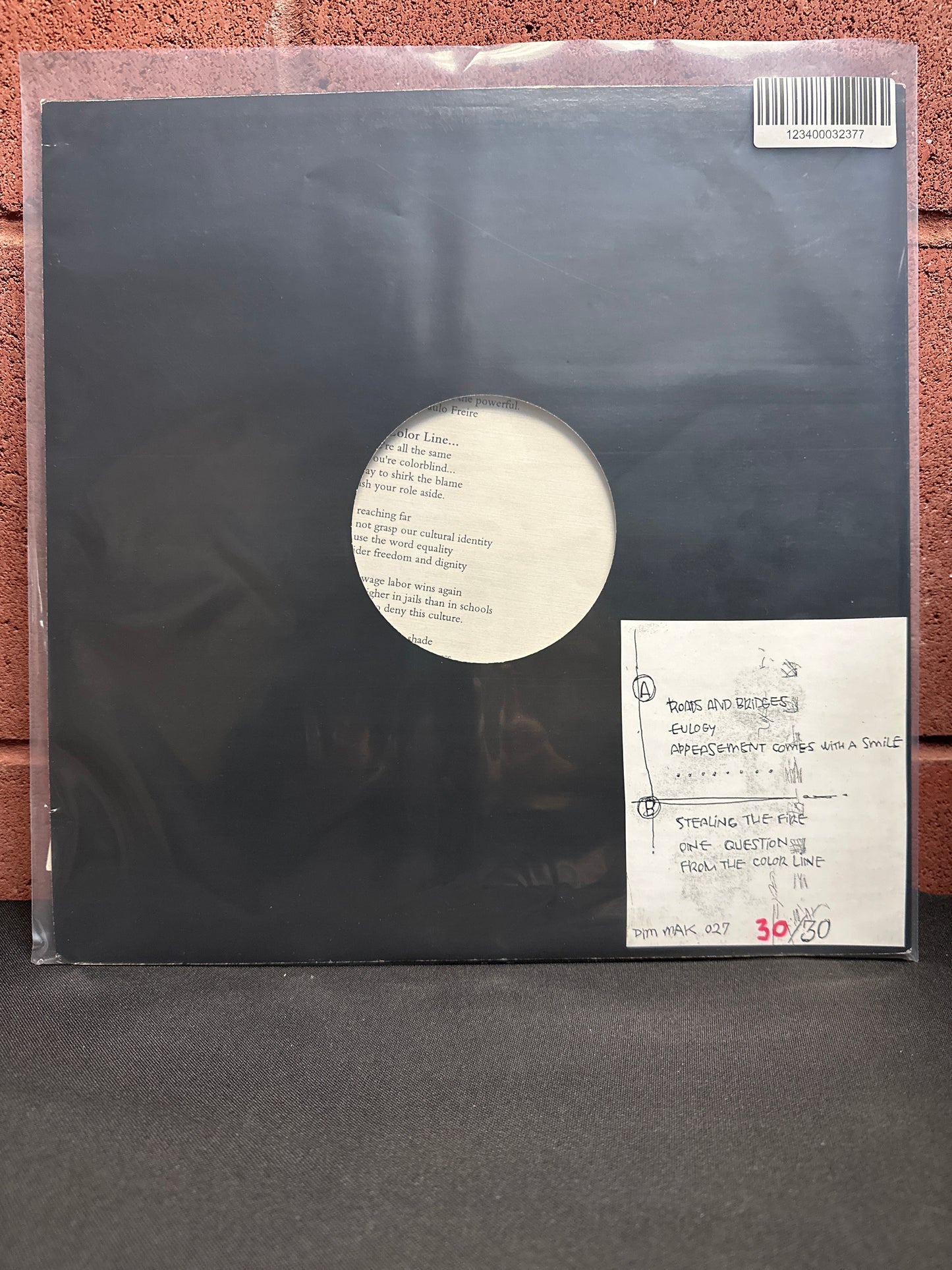 Used Vinyl: The Fire Next Time "Sound Of A Threat" LP (Test Press Edition)