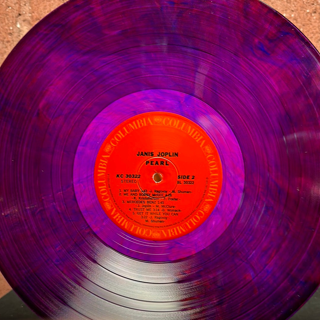 Used Vinyl:  Janis Joplin ”Pearl” LP (Purple vinyl)