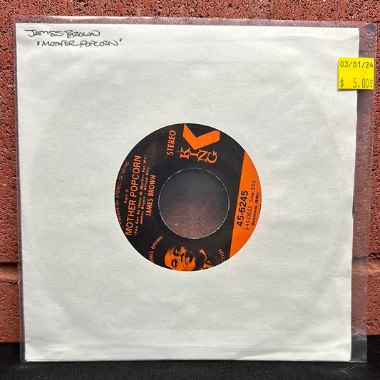 Used Vinyl:  James Brown ”Mother Popcorn (You Got To Have A Mother For Me)” 7"