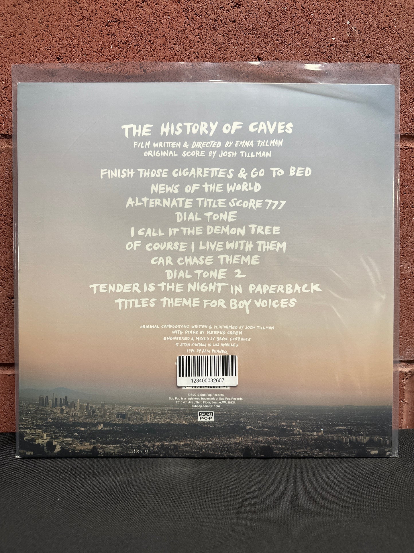 Used Vinyl:  J. Tillman ”The History Of Caves ” LP (Clear Vinyl)