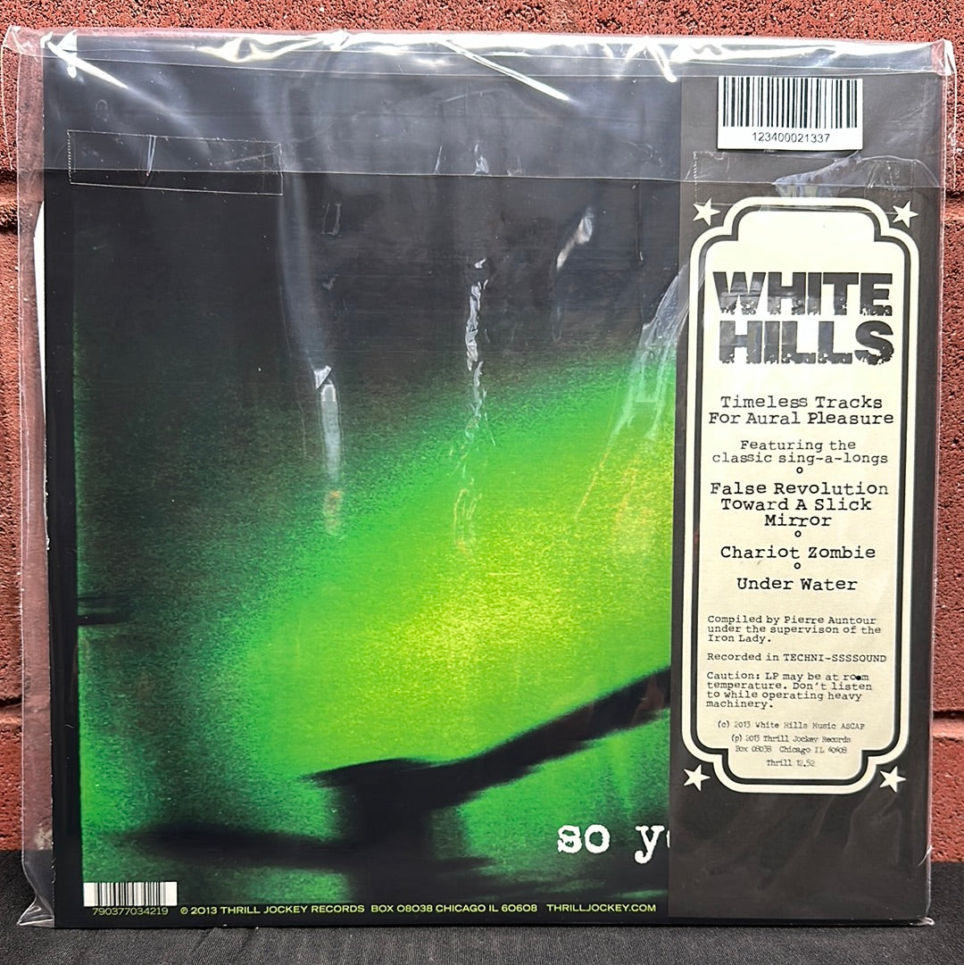 Used Vinyl:  White Hills ”So You Are... So You'll Be” 2xLP (Green vinyl)