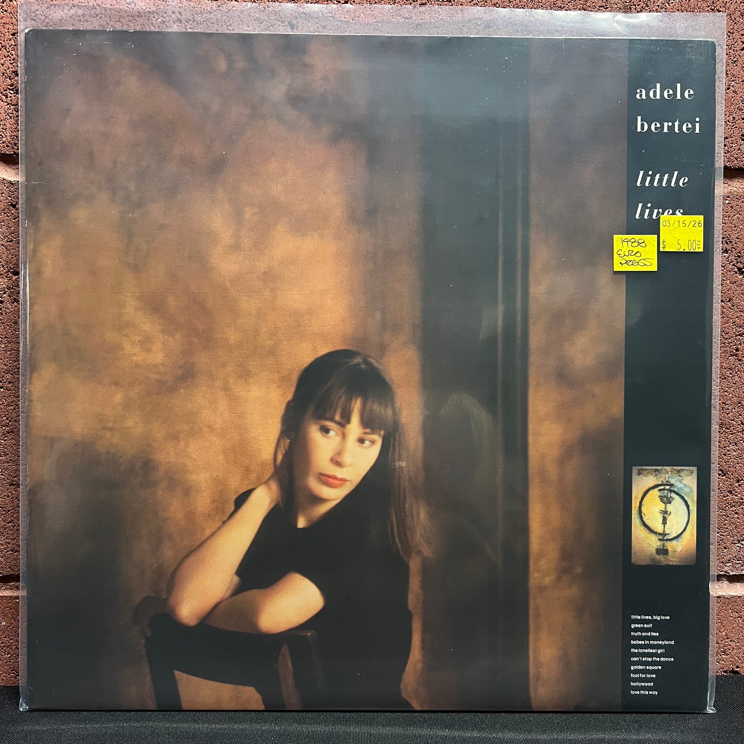 Used Vinyl: Adele Bertei ‎"Little Lives" LP (1988 Euro Press)
