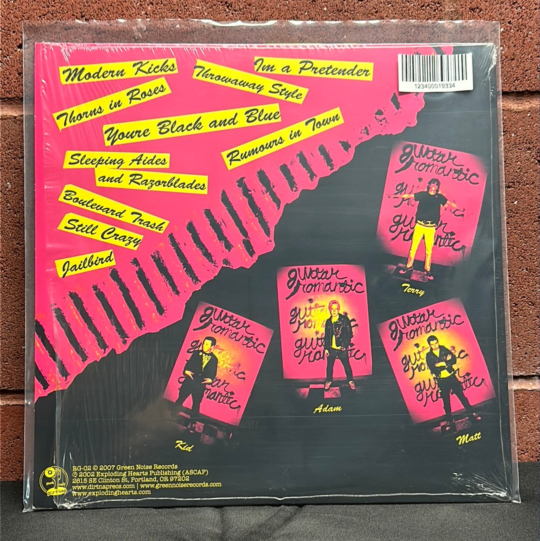 Used Vinyl:  The Exploding Hearts ”Guitar Romantic” LP