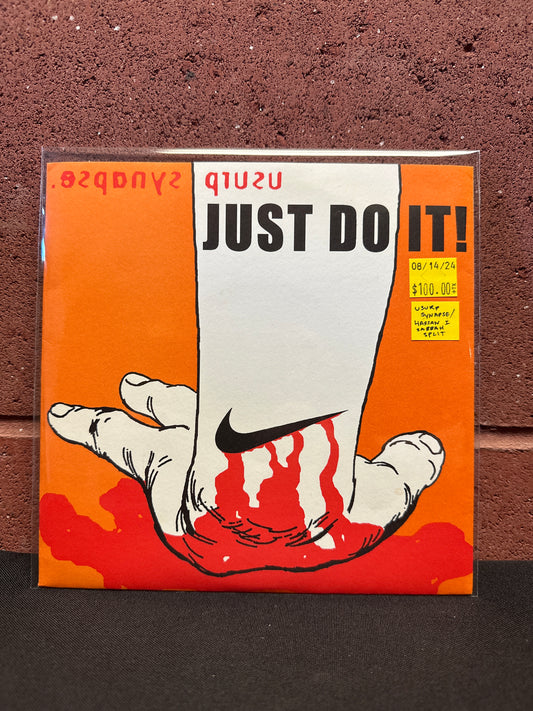 Used Vinyl:  Usurp Synapse / Hassan I Sabbah ”Just Do It!” 7"