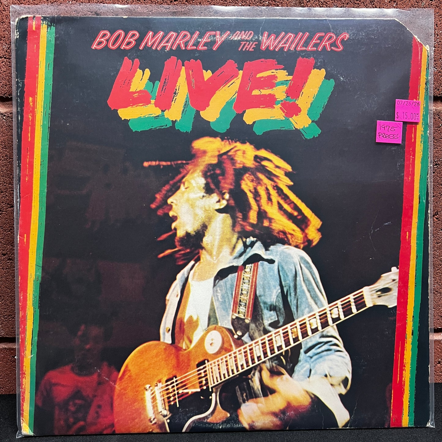 Used Vinyl: Bob Marley & The Wailers "Live!" LP (1975 Press)