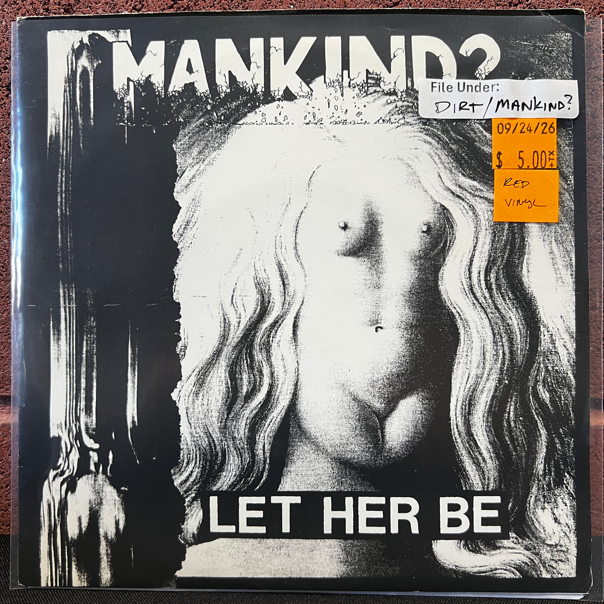 Used Vinyl: Dirt / Mankind? "Beast or Burdon" 7" (Red vinyl)