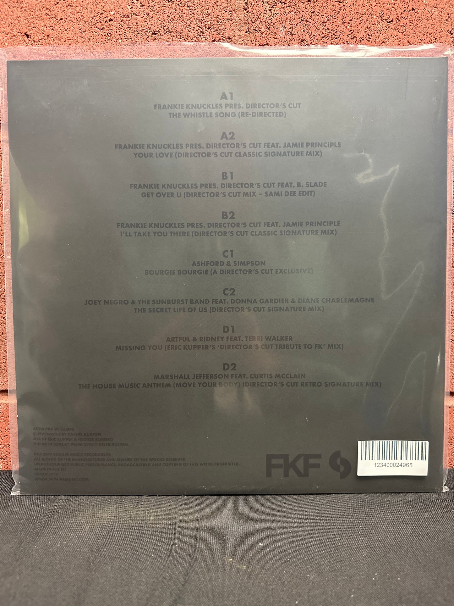 Used Vinyl:  Frankie Knuckles & Eric Kupper / Director's Cut ”The Director’s Cut Collection” 2xLP