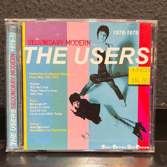 USED CD: The Users "Secondary Modern 1976 - 1979" CD