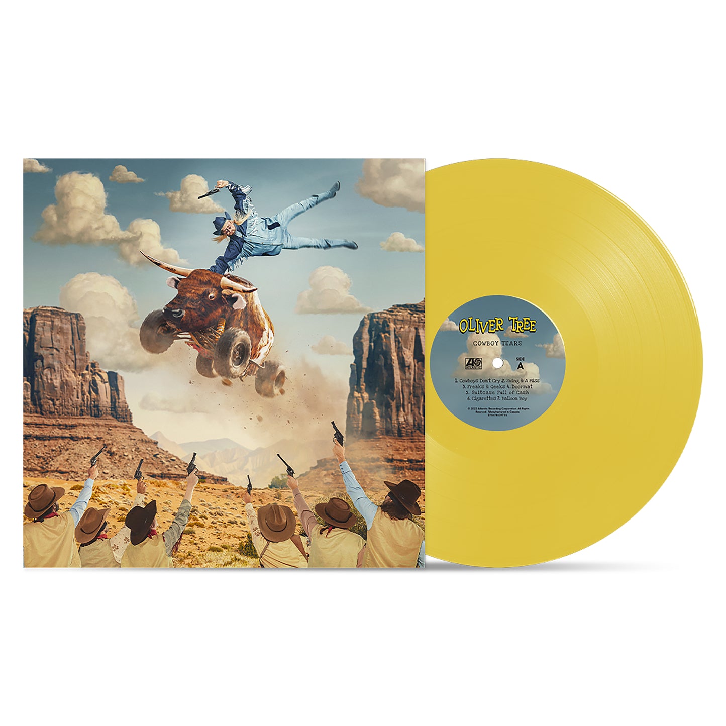 Oliver Tree "Cowboy Tears" LP (Yellow Vinyl)
