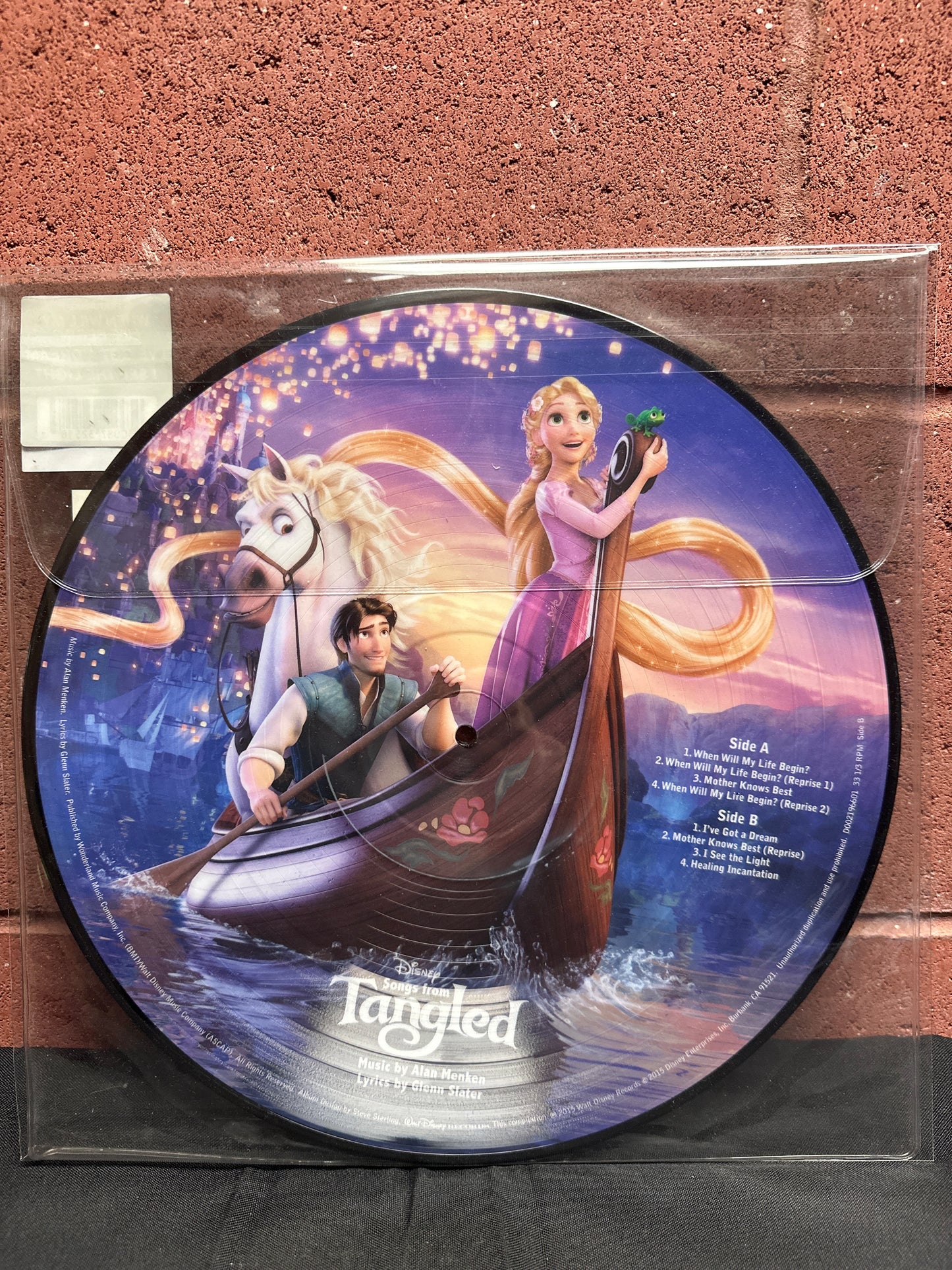 Used Vinyl:  Various ”Songs From Tangled” LP (Picture disc)