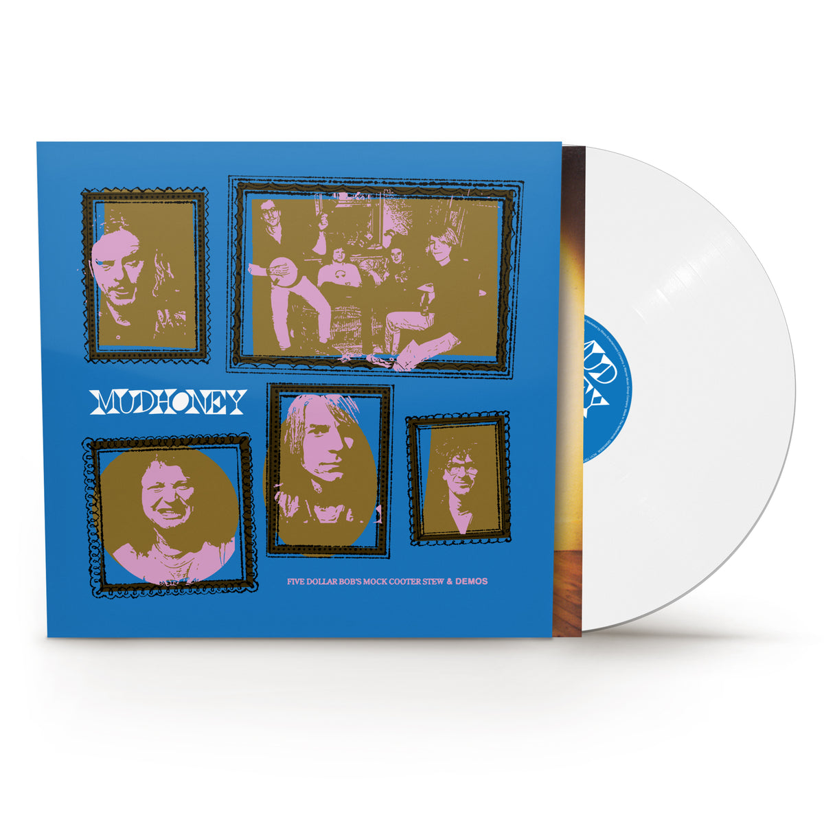 PRE-ORDER: Mudhoney "Five Dollar Bob's Mock Cooter Stew/4-Track Reprise Demos" LP (Rocktober 2026 White Vinyl, Brick & Mortar Exclusive)