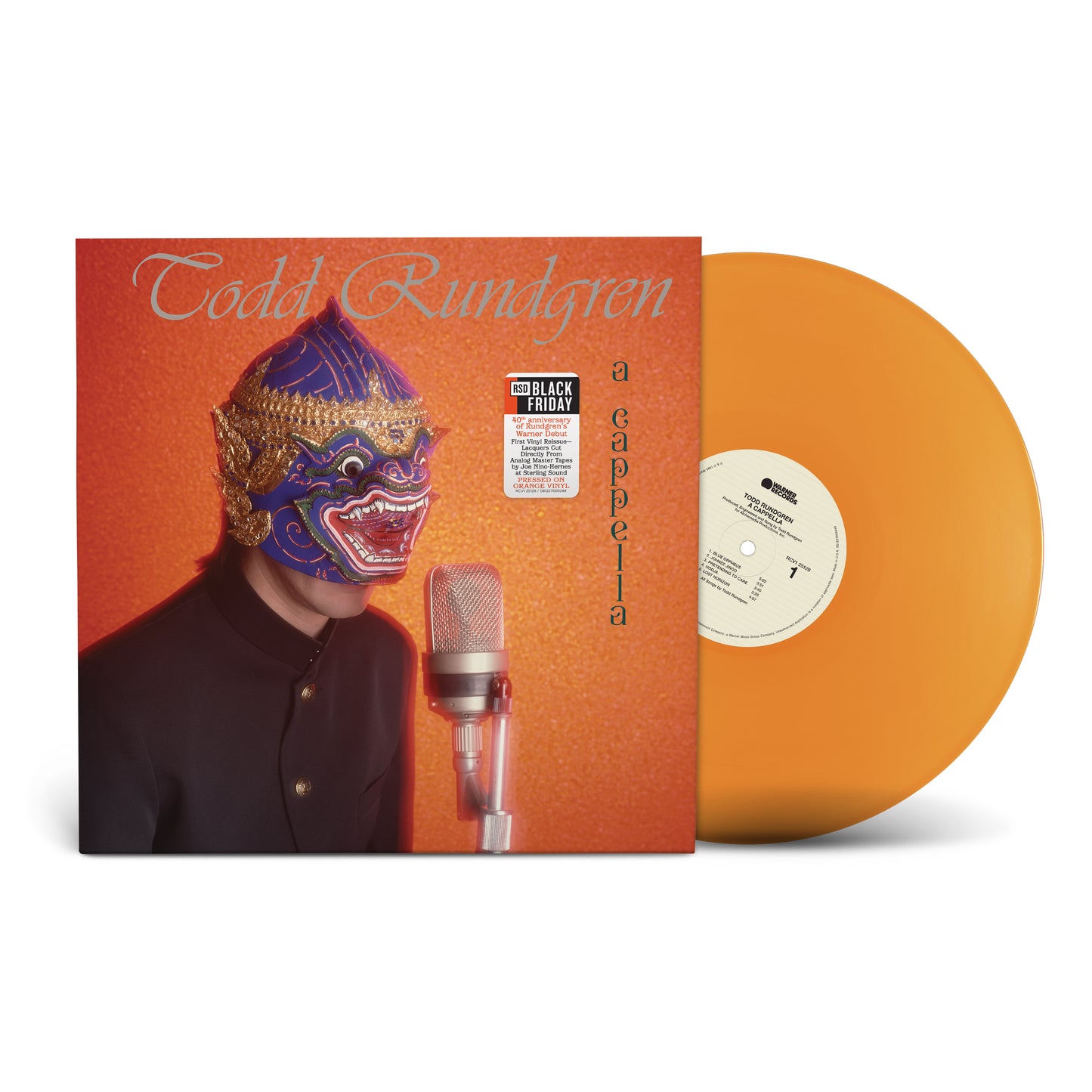 Todd Rundgren "A Cappella" LP (Orange Vinyl) (Black Friday 2025)