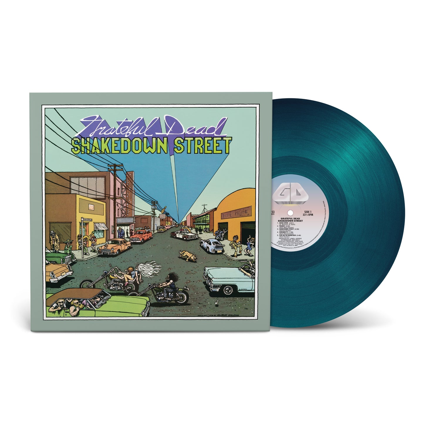 Grateful Dead "Shakedown Street" LP (Blue Vinyl)