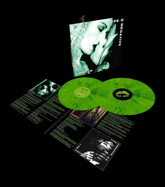 Type O Negative "Bloody Kisses: Suspended In Dusk" 30th Anniversary 2xLP (Green & Black)