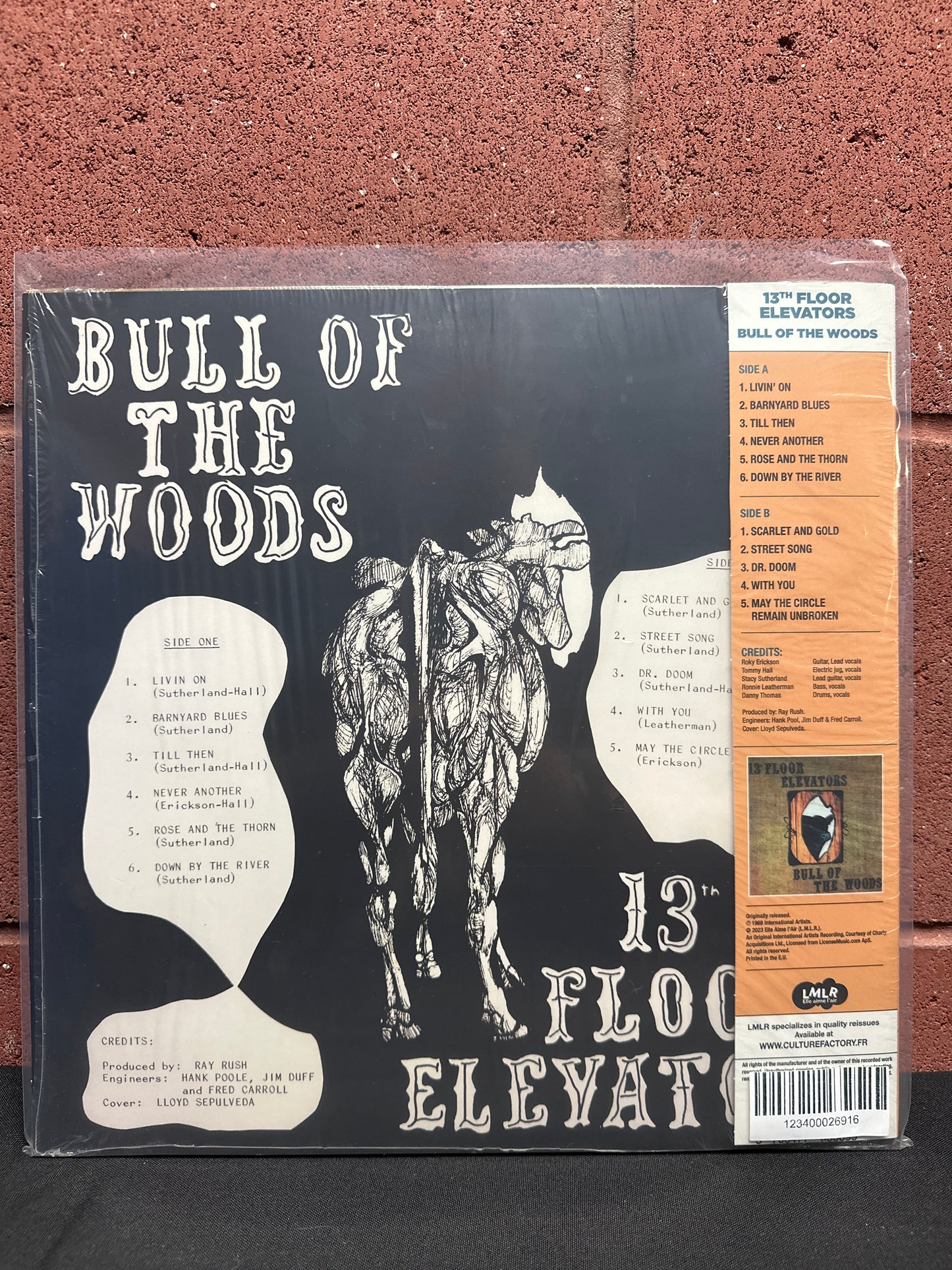 Used Vinyl:  13th Floor Elevators ”Bull Of The Woods” LP (White vinyl)