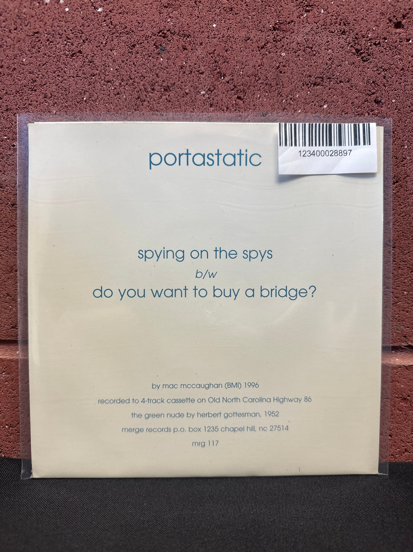 Used Vinyl:  Portastatic ”Spying On The Spys” 7"