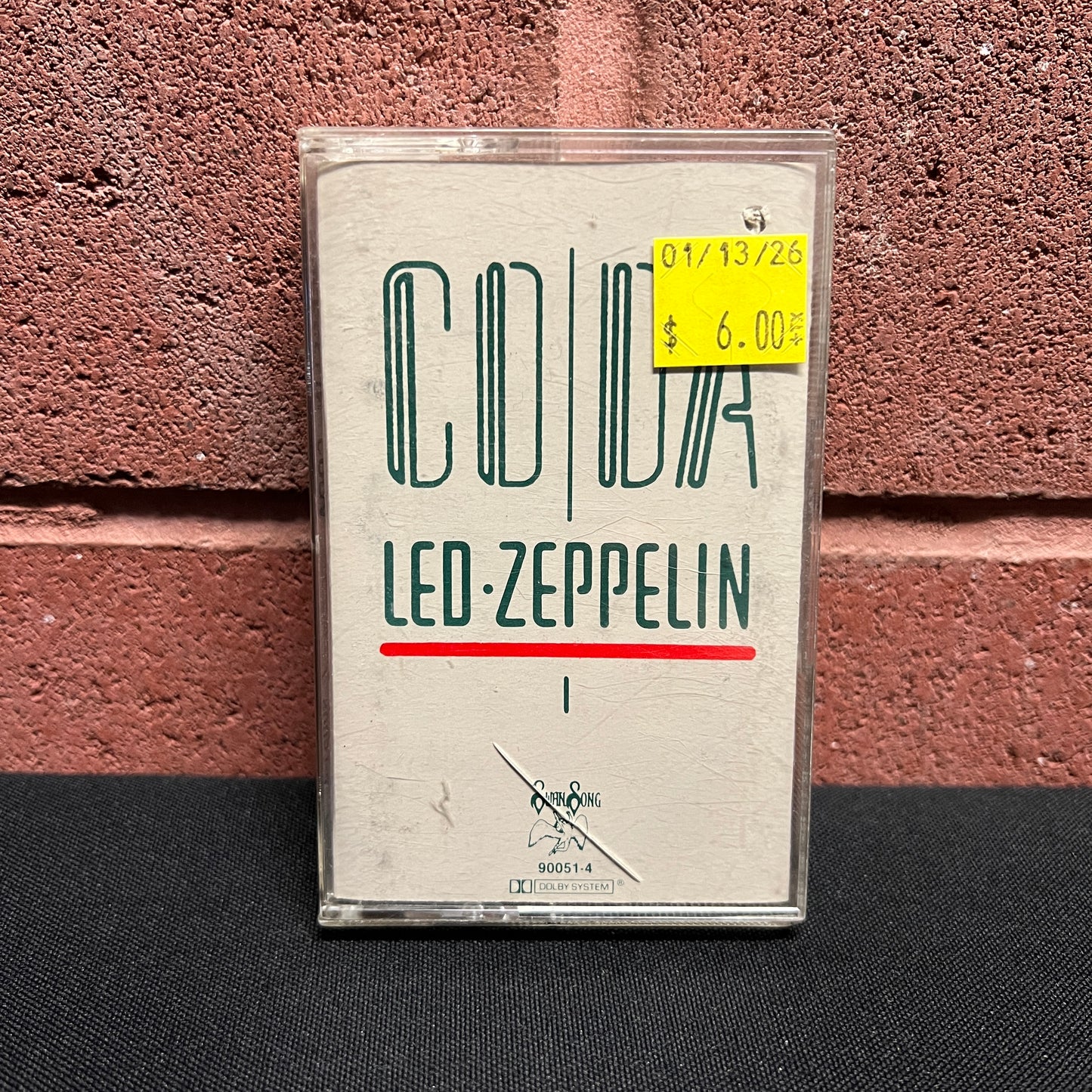 Used Cassette: Led Zeppelin "Coda" Tape