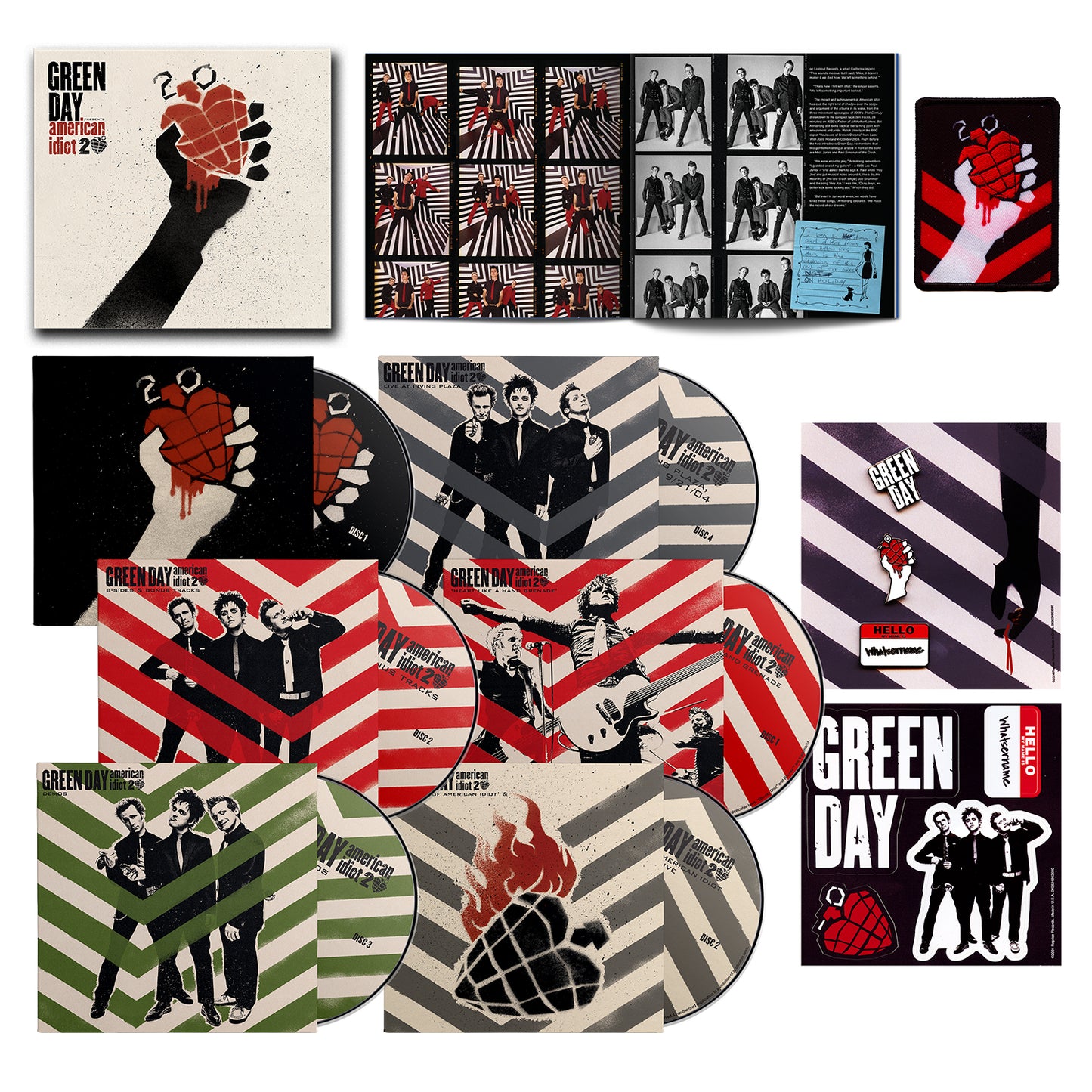 Green Day "American Idiot" (20th Anniversary) 4xCD/2xBlu-Ray Box Set