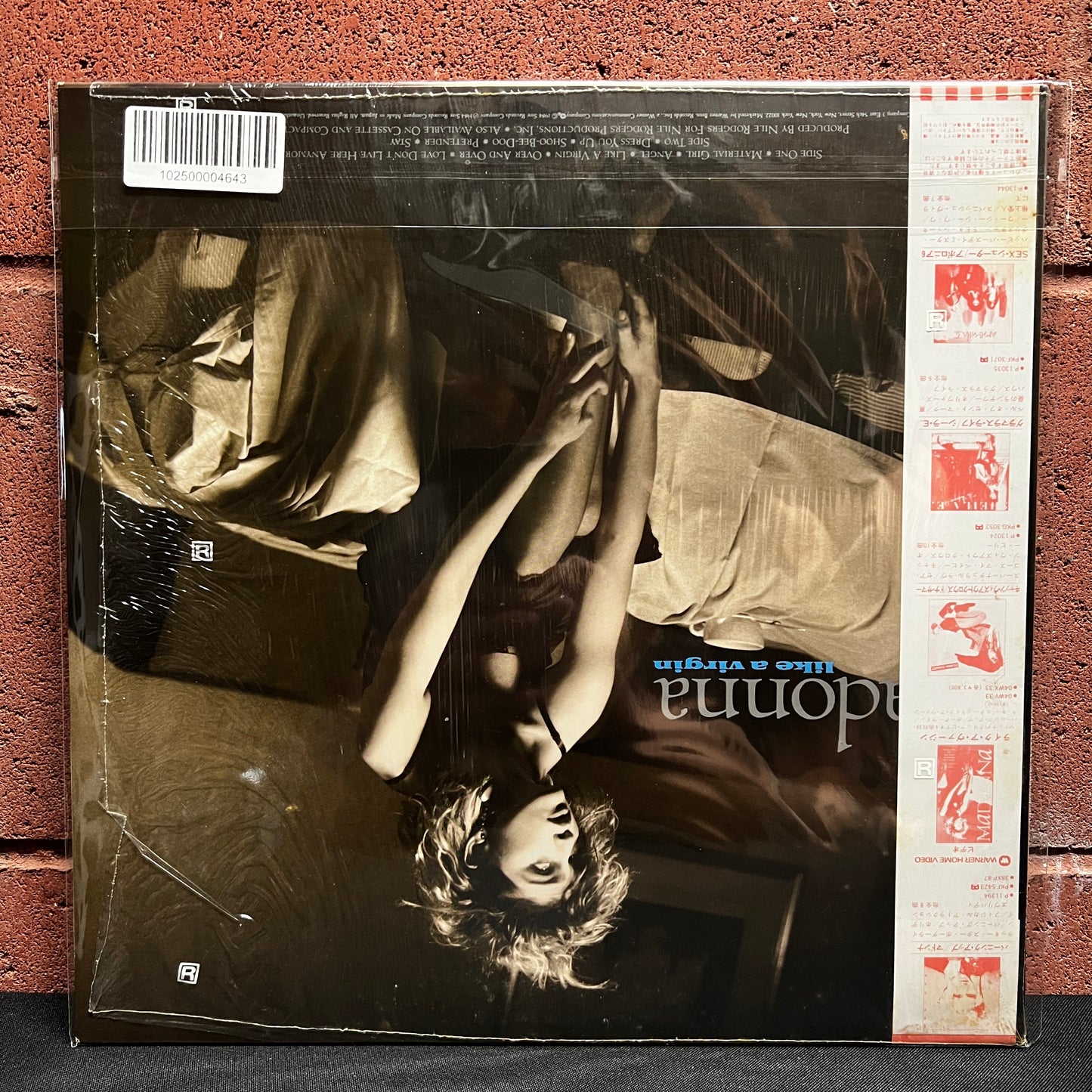 Used Vinyl: Madonna "Like A Virgin" LP (1984 Japanese Issue in shrink but open)