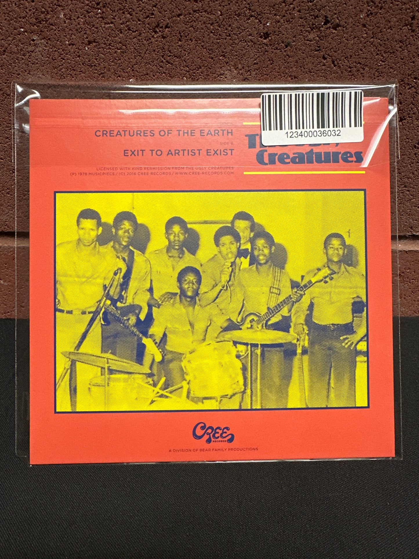 Used Vinyl:  The Ugly Creatures ”Creatures Of The Earth” 7"