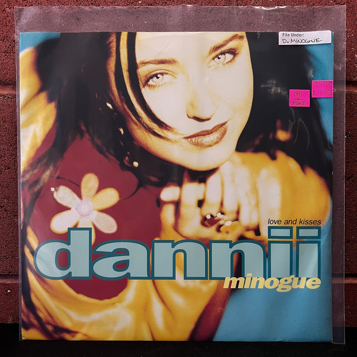 Used Vinyl: Dannii Minogue "Love And Kisses" 12" (1991 UK Press)