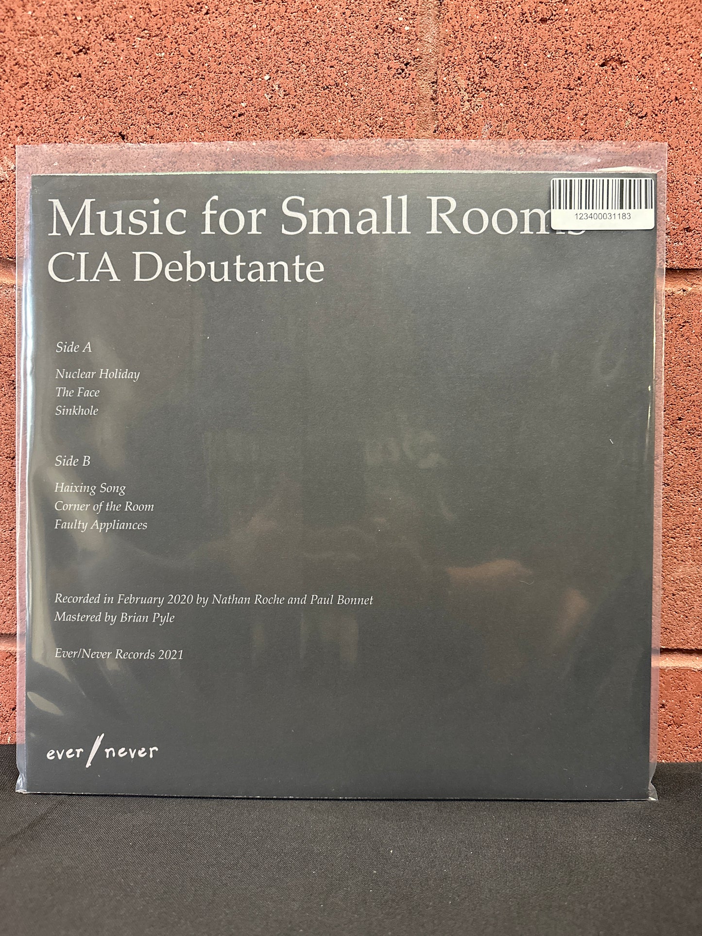 Used Vinyl:  C.I.A. Debutante ”Music For Small Rooms” 12"