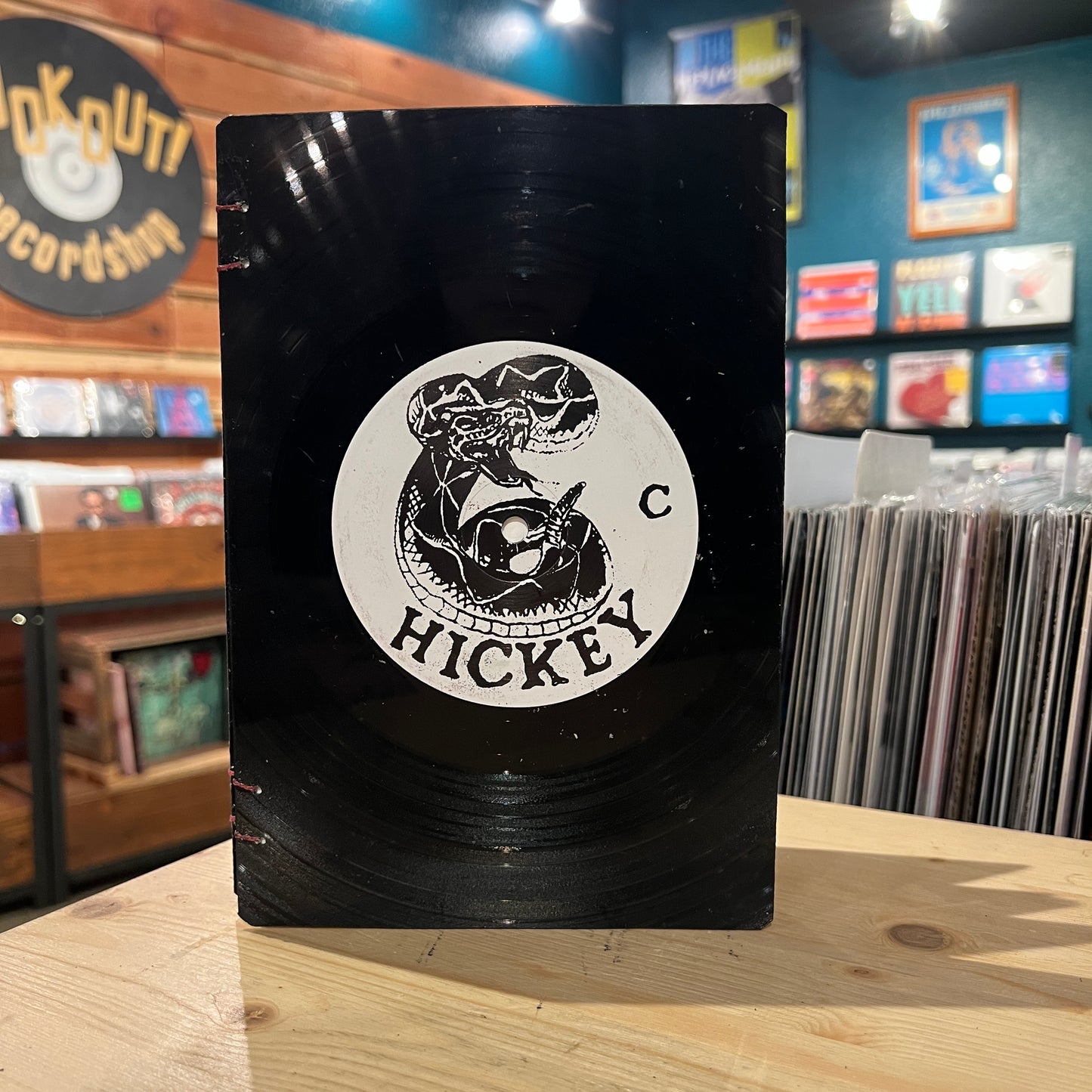 Hickey Recycled Vinyl Journal