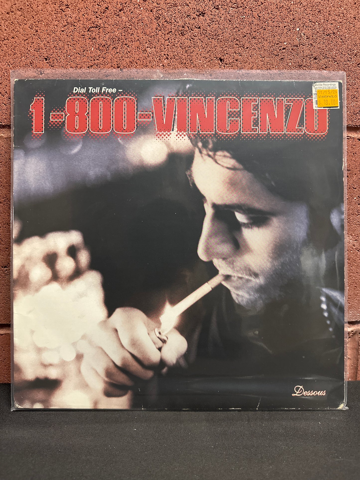 Used Vinyl:  Vincenzo ”1-800-Vincenzo” 2x12"