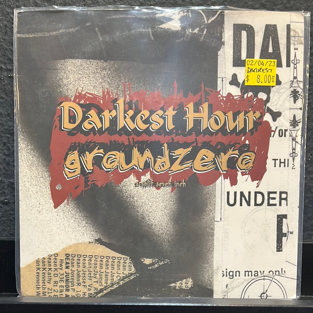 USED VINYL: Darkest Hour / Groundzero "S/T" 7"