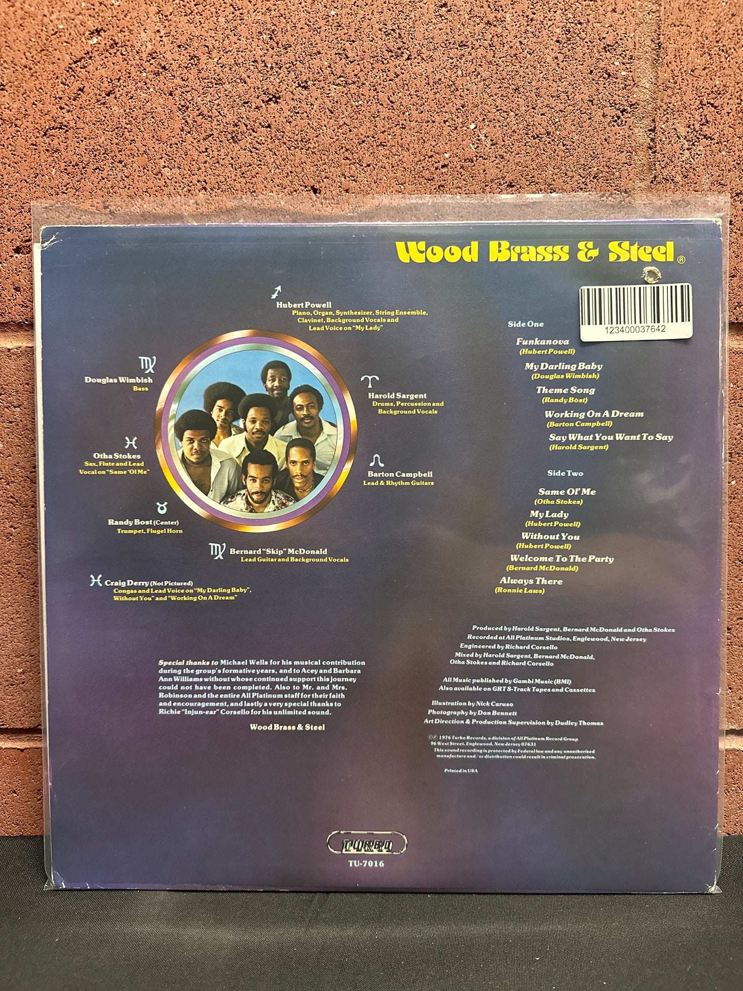 Used Vinyl:  Wood, Brass & Steel ”Wood, Brass & Steel” LP