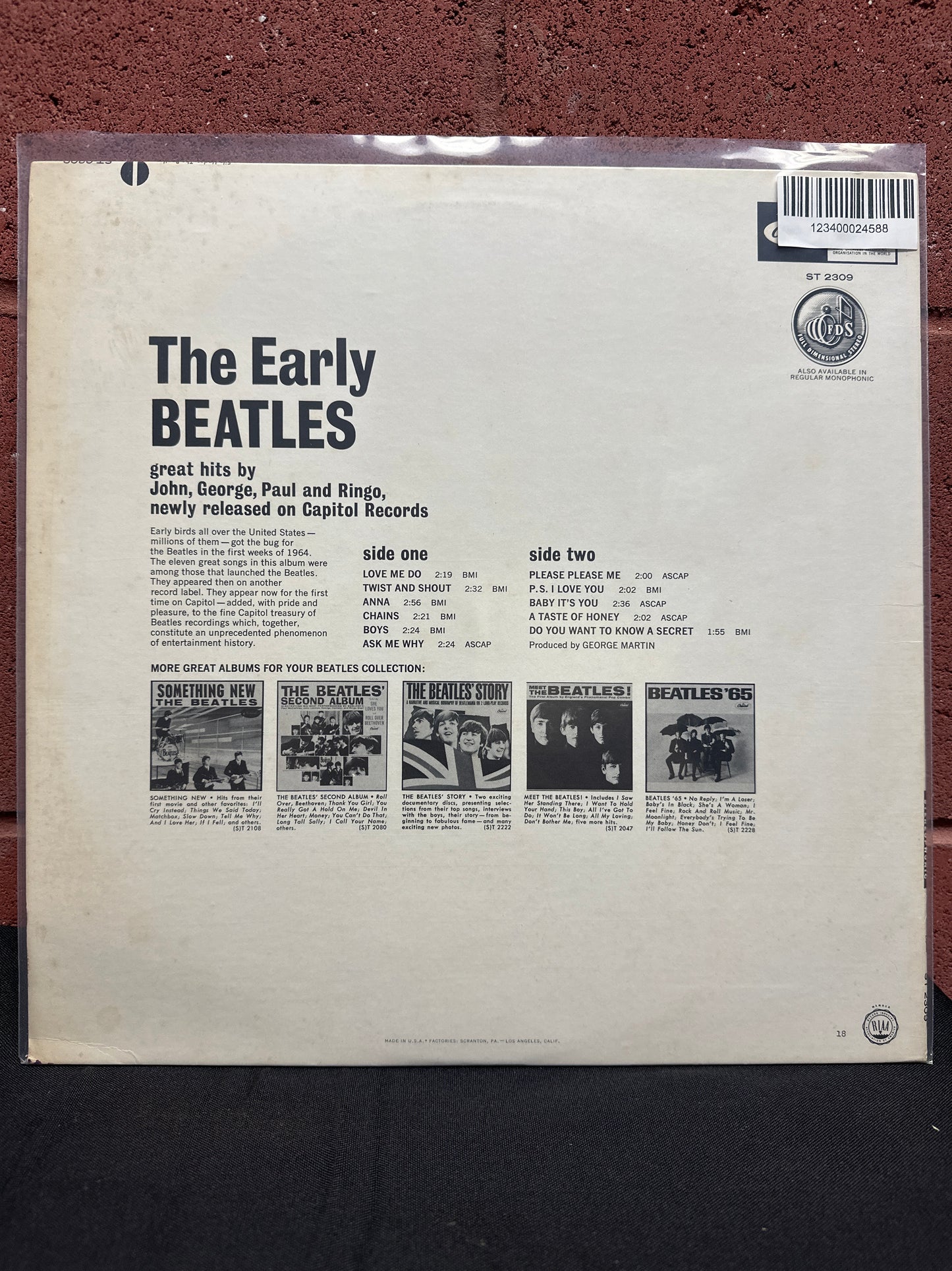 Used Vinyl:  The Beatles ”The Early Beatles” LP