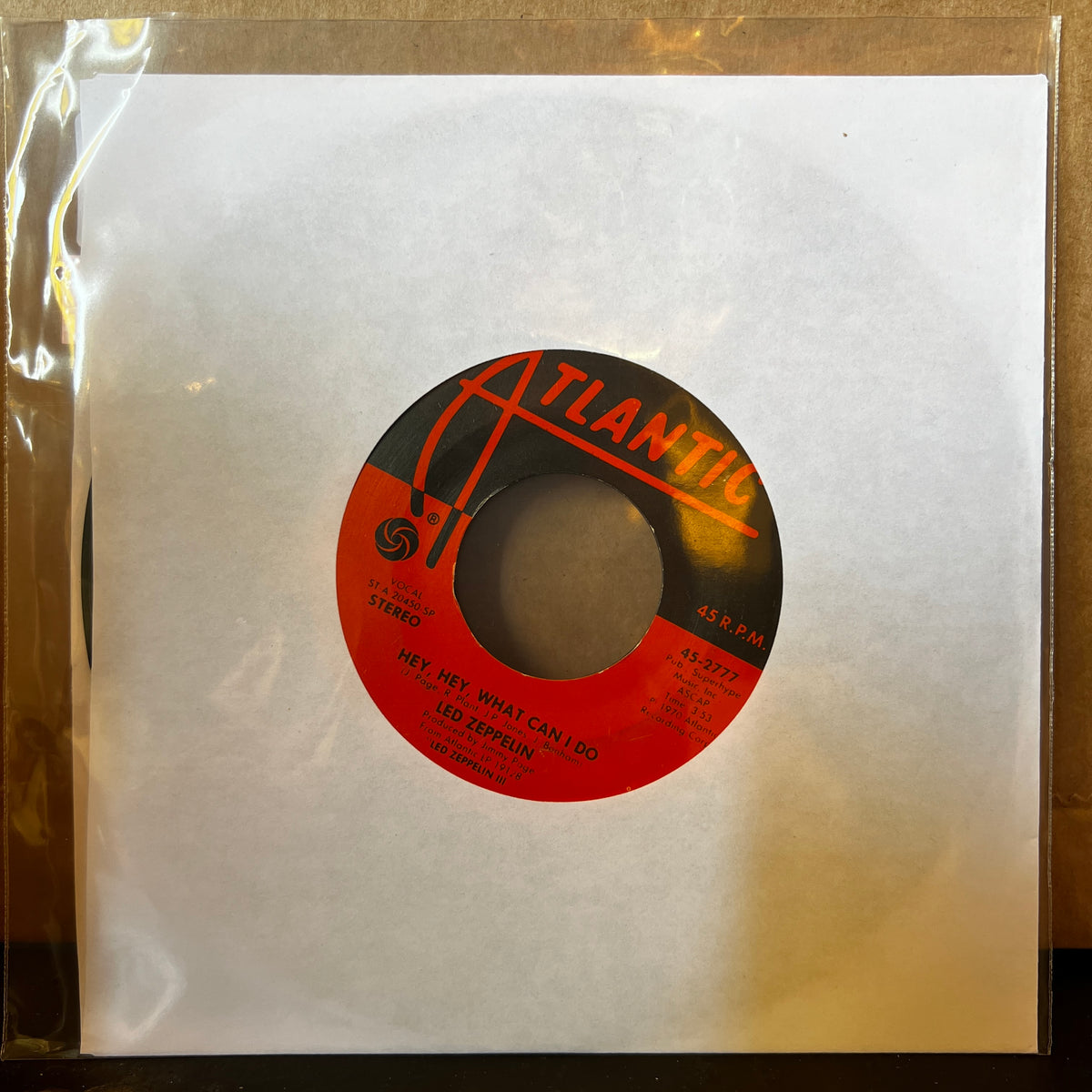 Used Vinyl: Led Zeppelin ‎"Immigrant Song" 7" (1970 Press)