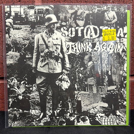 Used Vinyl:  Sotatila / Think Again ”Black Rainbow -Split EP” 7"