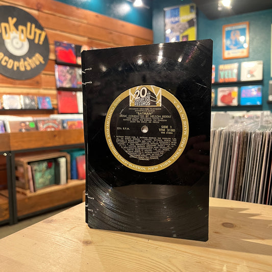 Batman / Frankenstein's Monster Talks Recycled Vinyl Journal