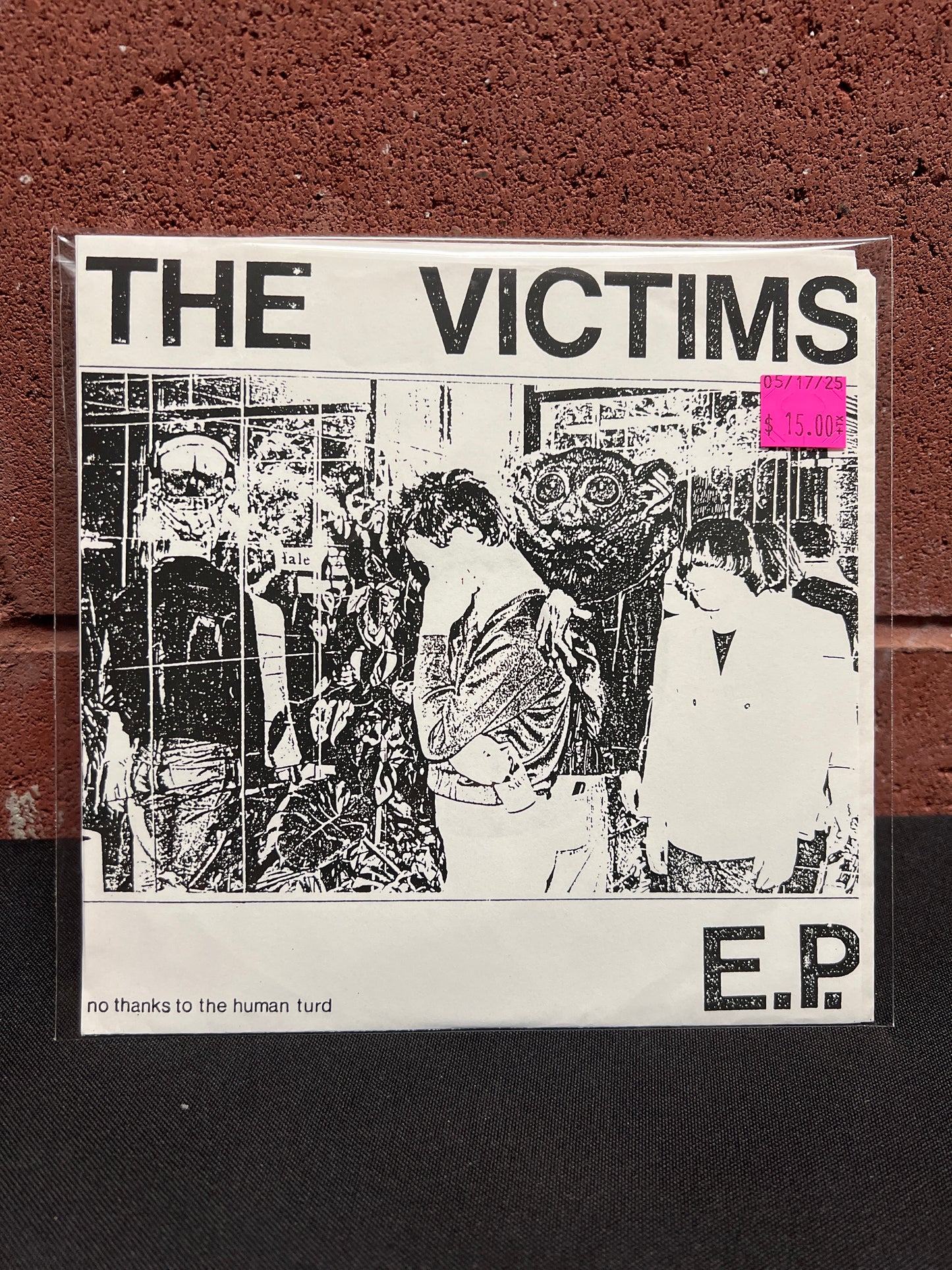 Used Vinyl: The Victims "No Thanks To The Human Turd" 7"