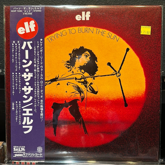 Used Vinyl:  Elf "Trying To Burn The Sun" LP (Japanese Press)